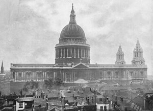 セントポール大聖堂、c1896 作： Unbekannt