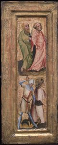 セントピーターとセントポール、セントジョージとセントジェームズザグレーター、c。 1424年。 作： Unbekannt