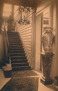 1927年、ベルギーのブリュッセルにあるキューバ大使館の階段。 作： Unbekannt