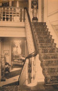 1927年、ベルギーのブリュッセルにあるキューバ大使館の階段。 作： Unbekannt
