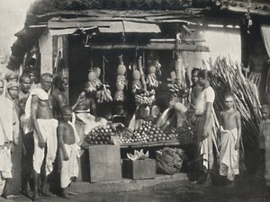 コロンボの果物売り場、1926年 作： Unbekannt