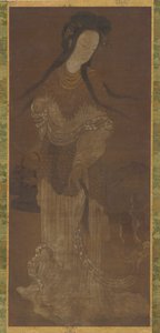 女性仙人の立像、明王朝、16 ～ 17 世紀。 作： Unbekannt