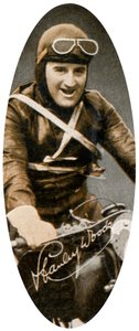 スタンリーウッズ1903-1993、アイルランドのモーターサイクルレーサー、1935 作： Unbekannt