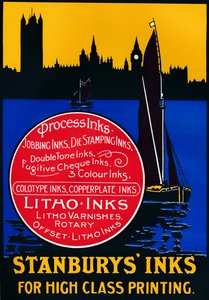 高級絵画用のStansburysインク、1910年 作： Unbekannt