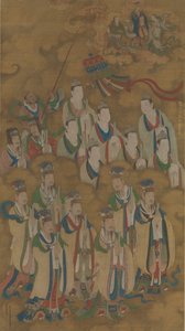 1454 年の北斗七星と中央北斗七星の星の神。 作： Unbekannt