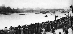 オックスフォードおよびケンブリッジボートレースのスタート、ロンドン、1926-1927 作： Unbekannt