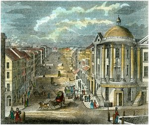 ステートストリート、アルバニー、ニューヨーク、アメリカ合衆国、c1835 作： Unbekannt