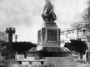 ドンホセデラルスカバジェロの像、1912年、1920年代 作： Unbekannt