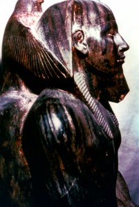 ファラオの像、エジプト、第4王朝 作： Unbekannt