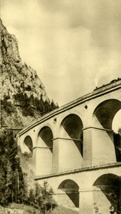 センメリング鉄道、下部オーストリア、c1935の蒸気機関車。 作： Unbekannt
