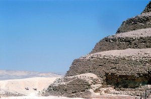 ジェゼルゾゼル王の階段ピラミッド、サッカラ、エジプト、第3王朝、紀元前2600年