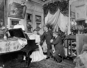 ステファンマラルム、フランスの詩人および評論家、c1890年代 作： Unbekannt