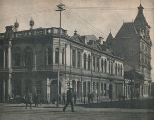 証券取引所、ヨハネスブルグ、c1900。 作： Unbekannt