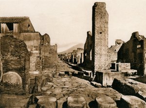 ストラーダスタビアーナ、ポンペイ、イタリア、c1900s 作： Unbekannt