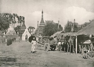 ストリートシーン、バーモ、1900年。 作： Unbekannt