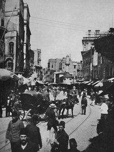 コンスタンティノープルのストリートシーン、1913 作： Unbekannt