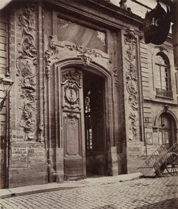 1870年以前のディジョンの通り。 作： Unbekannt