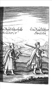 Georg Adam Schleissing DererのStreltsy、ロイスランドイワンのCzaarenとPeter Alexewiz、1693年 作： Unbekannt