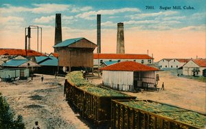 砂糖工場、キューバ、c1910 作： Unbekannt