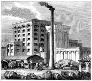 1851年に開業したサザンプトンの製糖所 作： Unbekannt