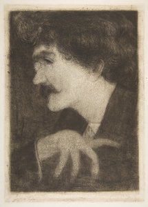 ウィスラーによる1870年代の肖像画の提案。 作： Unbekannt