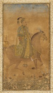Sultan Abdullah Qutb Shah 1614-74 on Horseback、c。 1635年。