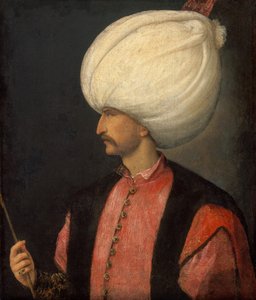 スルタン・スレイマン1世、1530～1540年。 作： Unbekannt
