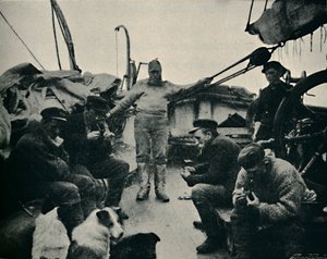 船上日曜の午後、1895年、1897年 作： Unbekannt