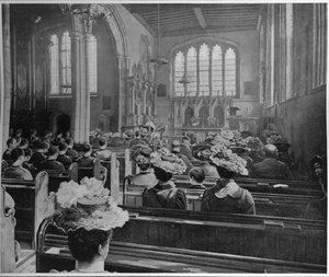 セントピーターアドビンキュラ教会、ロンドン、日曜の朝の礼拝、1903年1903年 作： Unbekannt