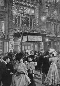 On the Boulevard-La Sortie De LOlympia、1900 作： Unbekannt
