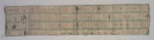 トルコのシルククッションカバーのサラウンド、1600年代初頭。 作： Unbekannt