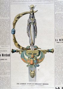 1899年に商業指揮官に提供された名誉の剣 作： Unbekannt