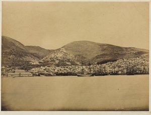 レバント貿易の中心地、シロスc。 1850年代。 作： Unbekannt