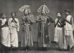 Shakuntala、1926年のゲーム、Shakuntalavilasaのシーン 作： Unbekannt