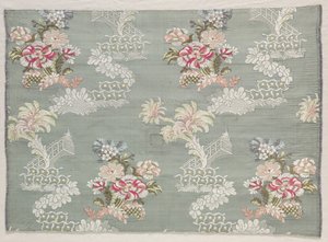 タフタ、ブロケード、c。 1750。 作： Unbekannt