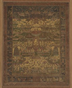 当麻曼荼羅、14世紀。 作： Unbekannt
