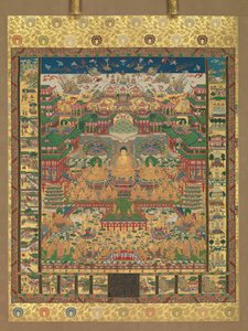 当麻曼荼羅、1750年。