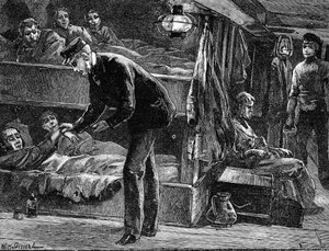 病気のアイルランド人移民の船に乗って1840年代c1890 作： Unbekannt