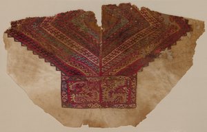 チュニックのタペストリー織りヨーク、800-1200。 作： Unbekannt