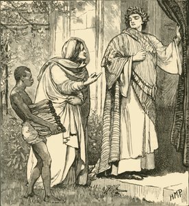 タルクイニウスとシビル、1890年。 作： Unbekannt