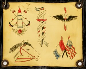 タトゥー フラッシュ、20 世紀。 作： Unbekannt