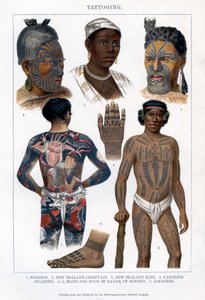 入れ墨、1800-1900 作： Unbekannt