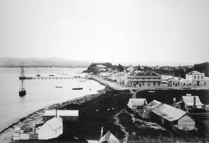 タウランガ、ベイオブプレンティ、北島、ニュージーランド、1875 作： Unbekannt
