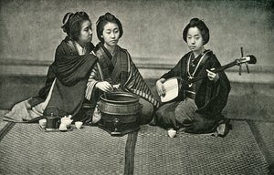 「お茶と音楽」、1891年。 作： Unbekannt