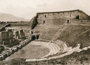 悲劇的な劇場、ポンペイ、イタリア、c1900年代 作： Unbekannt