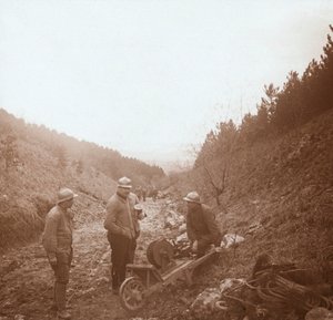 電信担当者、ソンム、フランス北部、c1914-c1918 作： Unbekannt