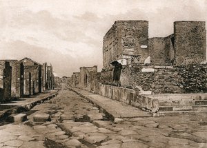 フォーチュン神殿、ポンペイ、イタリア、c1900年代 作： Unbekannt