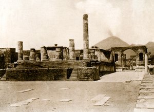 ジュピター神殿、ポンペイ、イタリア、c1900年代 作： Unbekannt