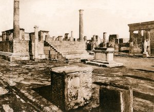 ジュピター神殿、ポンペイ、イタリア、c1900年代 作： Unbekannt