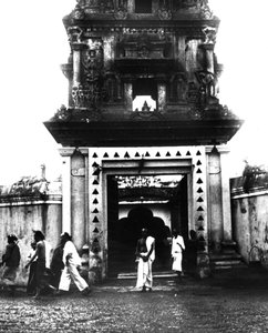 寺院、シンガポール、1900 作： Unbekannt